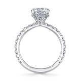 Classic Round Engagement Ring - Malencia