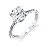 Iconelle Hidden Halo Engagement Ring - Reign