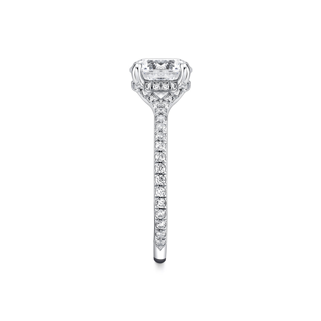 Iconelle Hidden Halo Engagement Ring - Reign