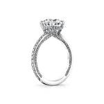 Iconelle Hidden Halo Engagement Ring - Giana