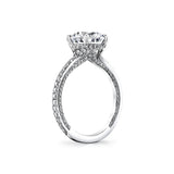 Iconelle Hidden Halo Engagement Ring - Giana