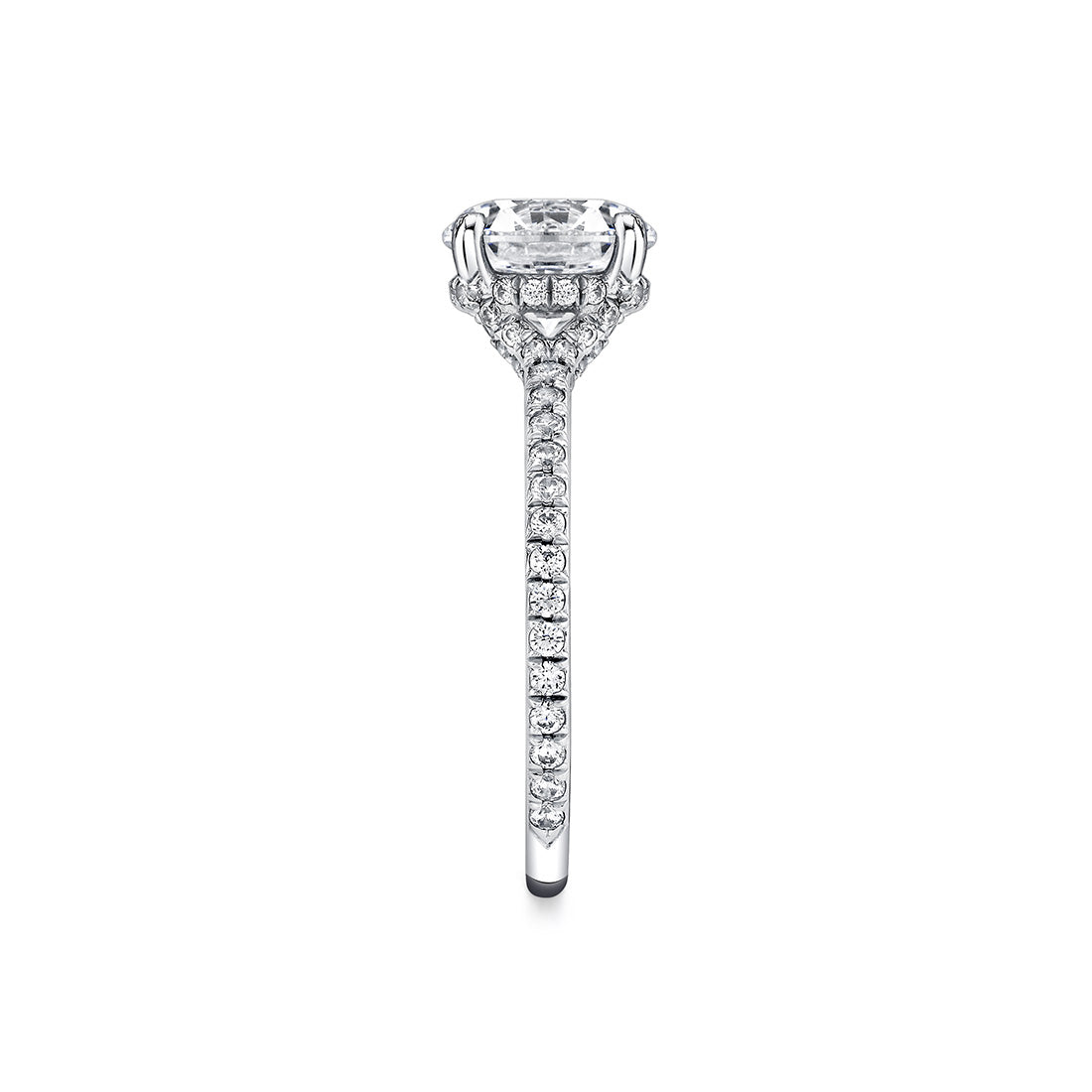 Iconelle Hidden Halo Engagement Ring - Giana