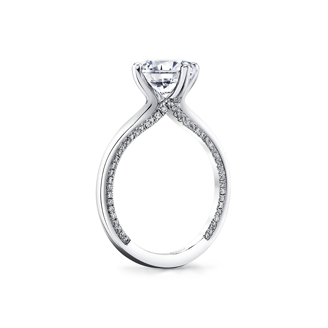 Iconelle Solitaire Compass Engagement Ring - Kate