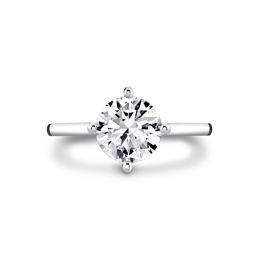 Iconelle Solitaire Compass Engagement Ring - Kate