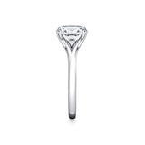 Iconelle Solitaire Shell Taper Engagement Ring - Vera