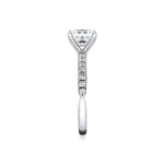 Iconelle Halfway Pinch Two Tone Engagement Ring - Katya