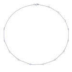 0.28CT 14K W/G 18"" DIAMONDS BY THE YARD CHAIN