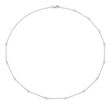 0.28CT 14K W/G 18"" DIAMONDS BY THE YARD CHAIN
