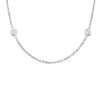 0.28CT 14K W/G 18"" DIAMONDS BY THE YARD CHAIN
