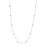 0.28CT 14K W/G 18"" DIAMONDS BY THE YARD CHAIN