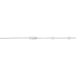 0.28CT 14K W/G 18"" DIAMONDS BY THE YARD CHAIN