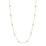 0.28CT 14K Y/G 18"" DIAMONDS BY THE YARD CHAIN