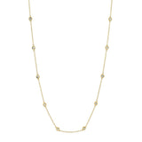 0.28CT 14K Y/G 18"" DIAMONDS BY THE YARD CHAIN