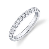 0.55CT 14K W/G DIAMOND LADYS BAND