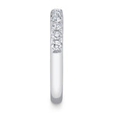 0.55CT 14K W/G DIAMOND LADYS BAND
