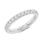 1.21CT 14K W/G DIAMOND ETERNITY BAND SZ 8
