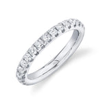 1.21CT 14K W/G DIAMOND ETERNITY BAND SZ 7