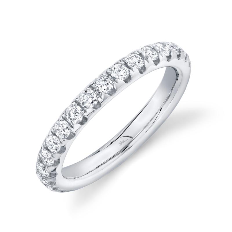 1.21CT 14K W/G DIAMOND ETERNITY BAND SZ 7