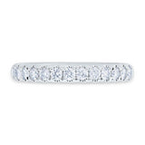 0.55CT 14K W/G DIAMOND LADYS BAND SZ 6