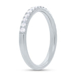 0.55CT 14K W/G DIAMOND LADYS BAND SZ 6