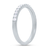 0.55CT 14K W/G DIAMOND LADYS BAND SZ 6