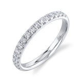 0.40CT 14K W/G DIAMOND LADYS BAND