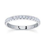 0.40CT 14K W/G DIAMOND LADYS BAND