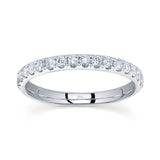 0.40CT 14K W/G DIAMOND LADYS BAND