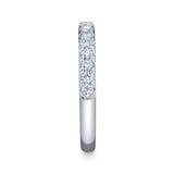 0.40CT 14K W/G DIAMOND LADYS BAND