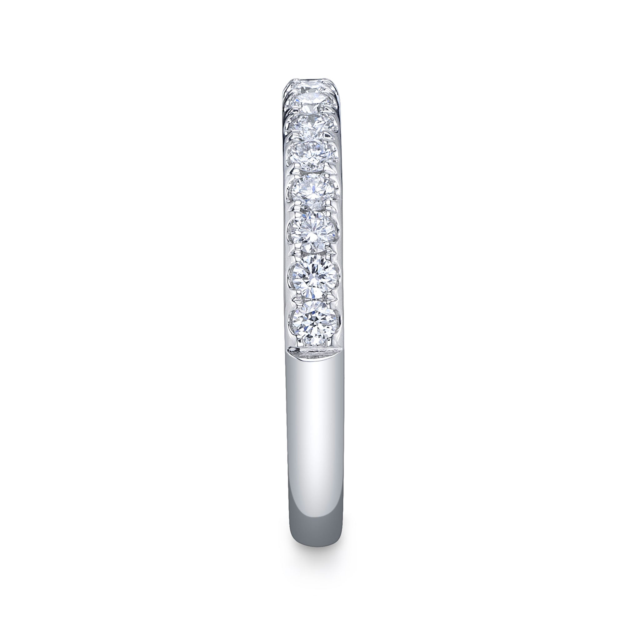 0.40CT 14K W/G DIAMOND LADYS BAND
