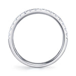 0.40CT 14K W/G DIAMOND LADYS BAND