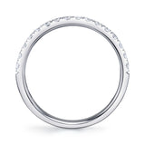 0.40CT 14K W/G DIAMOND LADYS BAND
