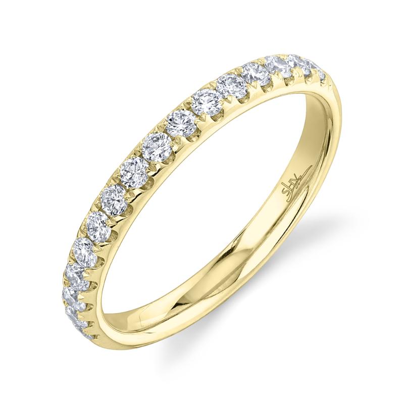 0.40CT 14K Y/G DIAMOND LADYS BAND