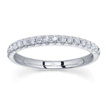 0.25CT 14K W/G DIAMOND LADYS BAND