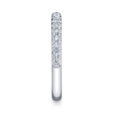 0.25CT 14K W/G DIAMOND LADYS BAND
