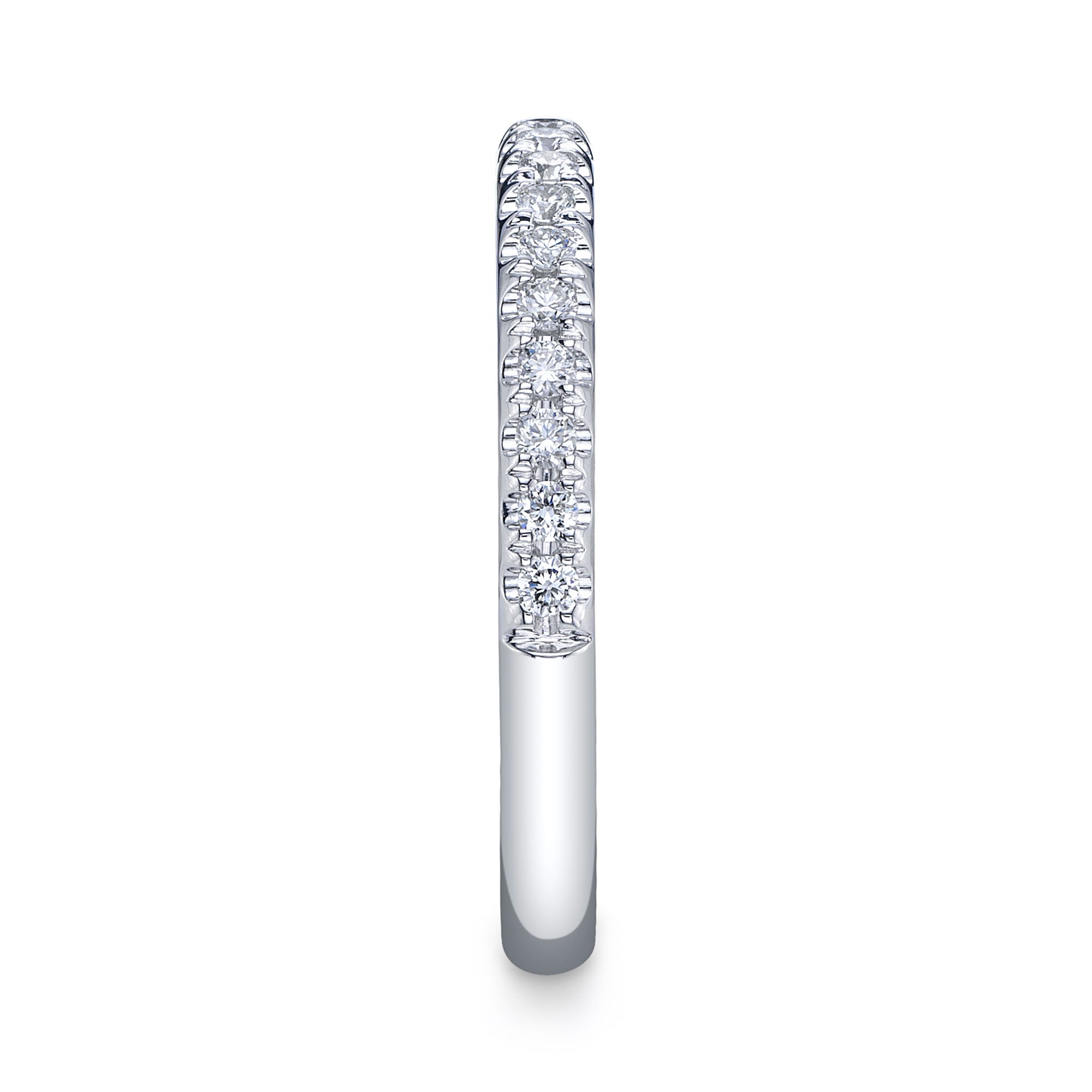 0.25CT 14K W/G DIAMOND LADYS BAND