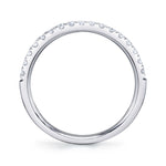 0.25CT 14K W/G DIAMOND LADYS BAND