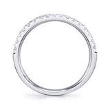 0.25CT 14K W/G DIAMOND LADYS BAND