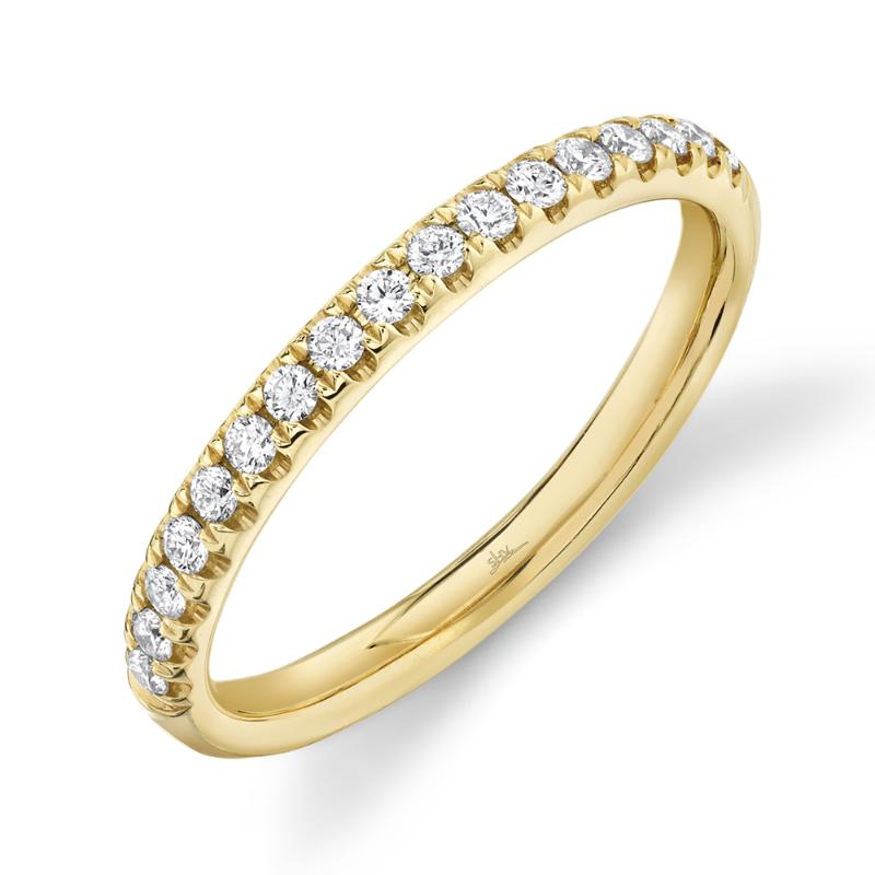 0.25CT 14K Y/G DIAMOND LADYS BAND