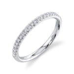 0.18CT 14K W/G DIAMOND LADYS BAND