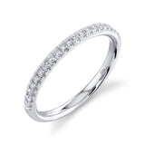 0.18CT 14K W/G DIAMOND LADYS BAND