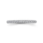 0.18CT 14K W/G DIAMOND LADYS BAND