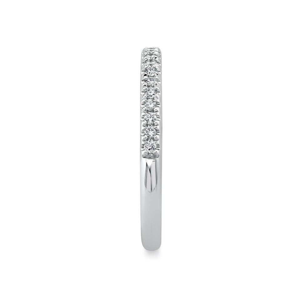 0.18CT 14K W/G DIAMOND LADYS BAND