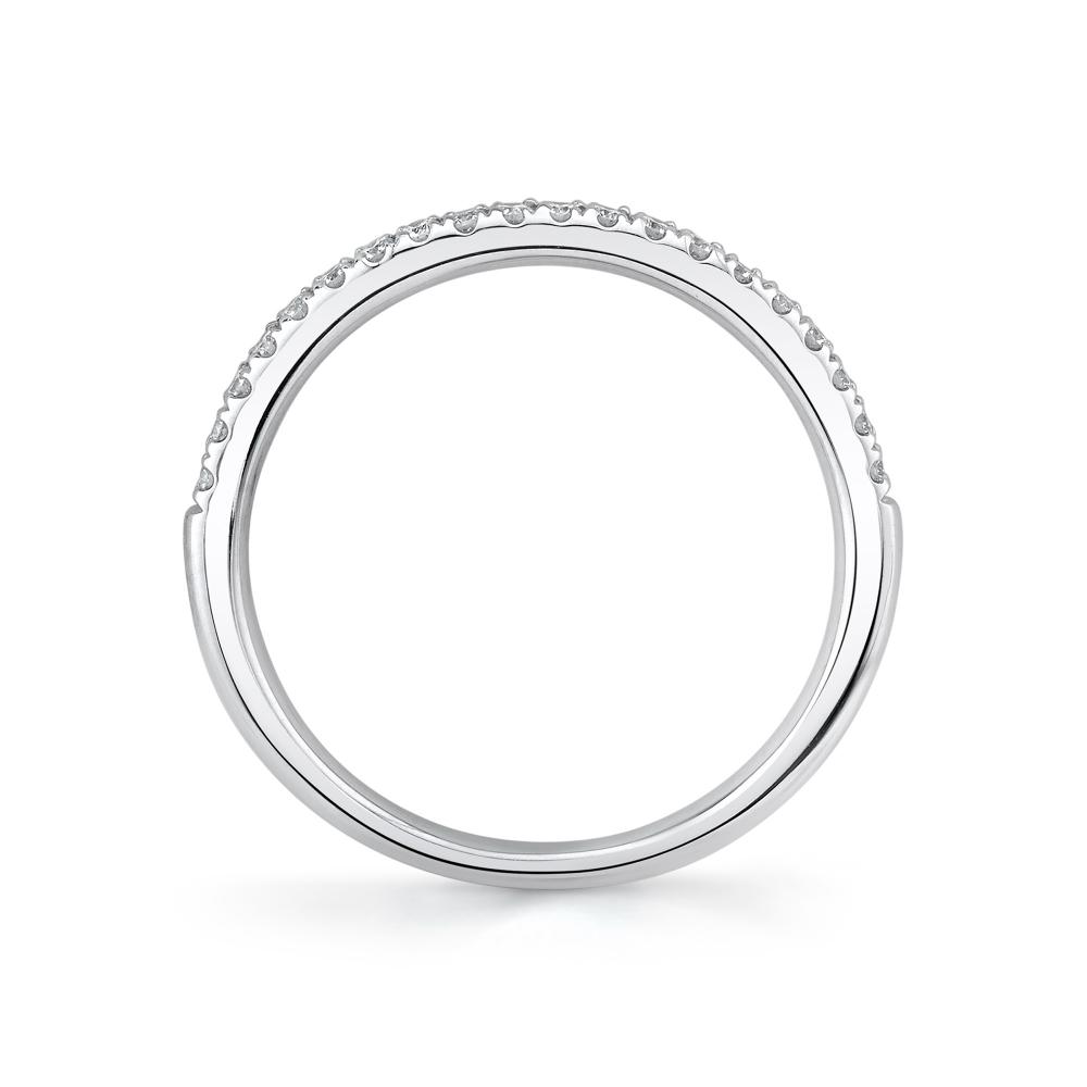 0.18CT 14K W/G DIAMOND LADYS BAND