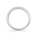 0.18CT 14K W/G DIAMOND LADYS BAND