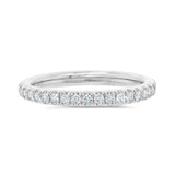 0.38CT 14K W/G DIAMOND ETERNITY LADYS BAND SZ 5