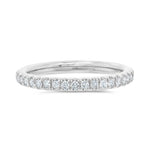 0.39CT 14K W/G DIAMOND ETERNITY LADYS BAND SZ 6