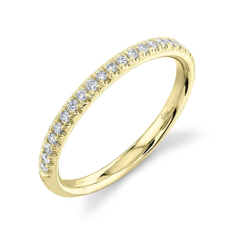 0.18CT 14K Y/G DIAMOND LADYS BAND