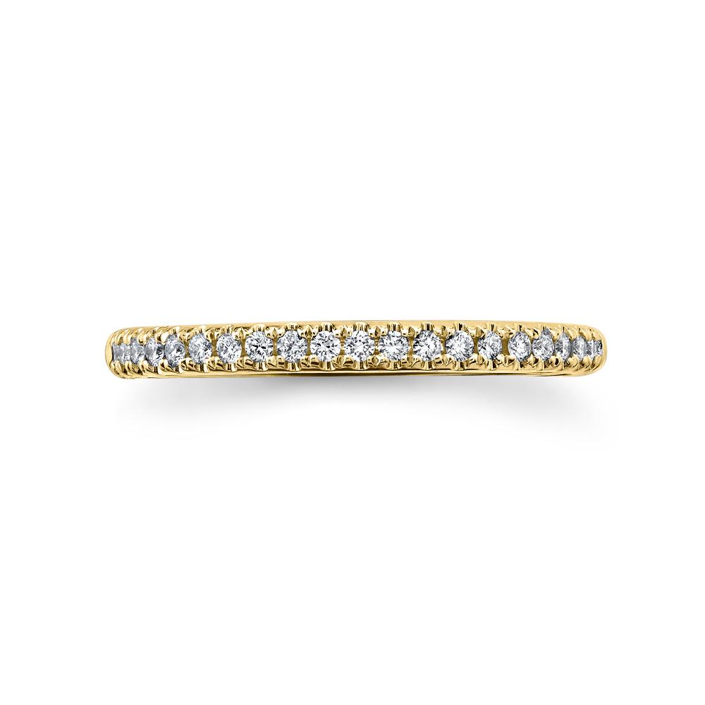 0.18CT 14K Y/G DIAMOND LADYS BAND