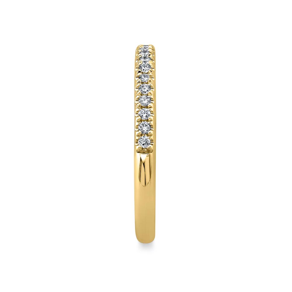 0.18CT 14K Y/G DIAMOND LADYS BAND